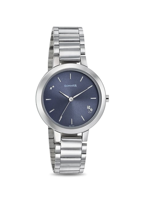 Sonata silver discount watches for ladies