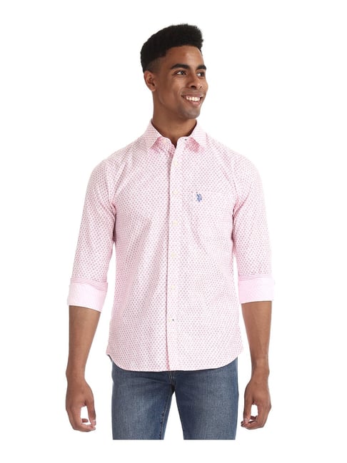 Us polo hotsell assn pink shirt