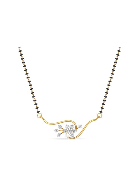 Joyalukkas 18 kt Gold & Diamond Mangalsutra