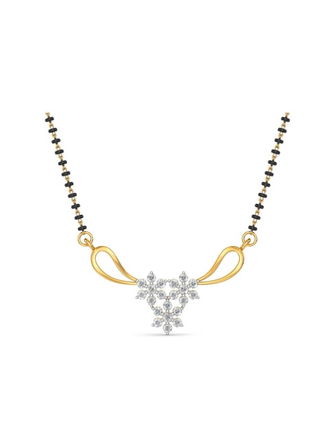 Joyalukkas 18 kt Gold & Diamond Mangalsutra