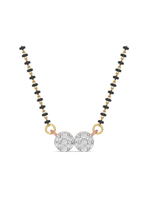 Joyalukkas 18 kt Gold & Diamond Mangalsutra