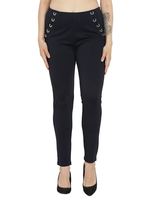 Westwood Navy Embellished Jeggings-picture-14
