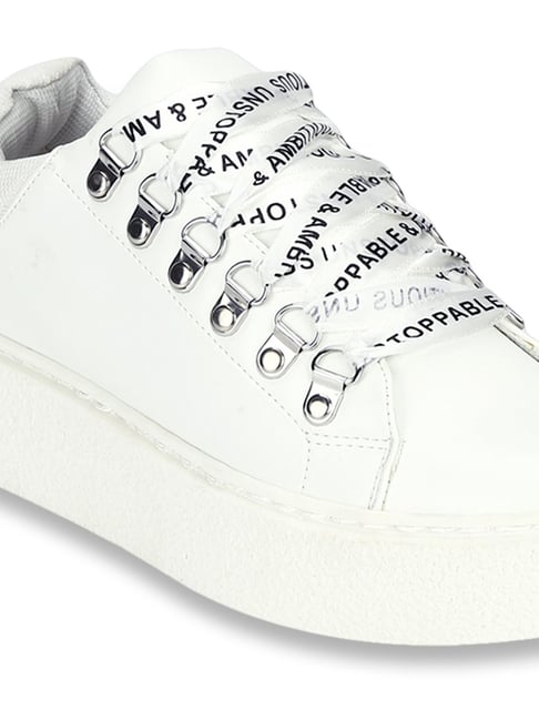 truffle collection white sneakers