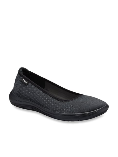 Buy Crocs Reviva Black Flat Ballets for Women at Best Price @ Tata CLiQ