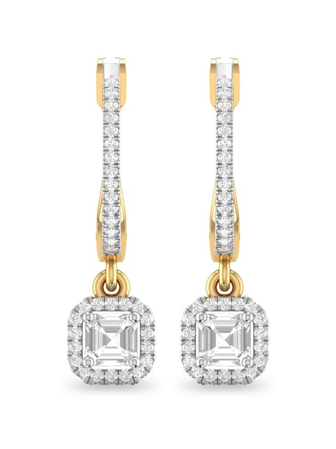 PC Jeweller Erzsok 18 kt Gold & Diamond Earrings