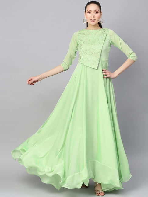 maxi dresses tata cliq