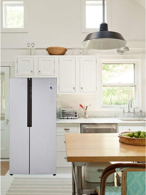 Buy Haier 565L Inverter Frost Free Side by Side Refrigerator (Silver