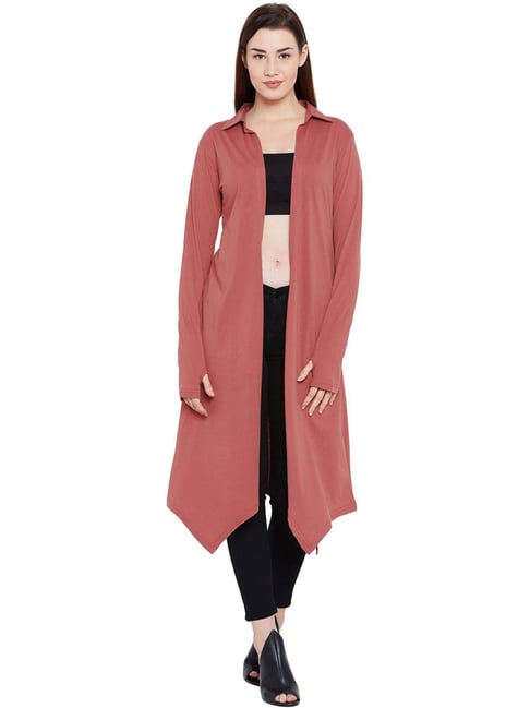 Hypernation Brown Cotton Shrug-picture-33