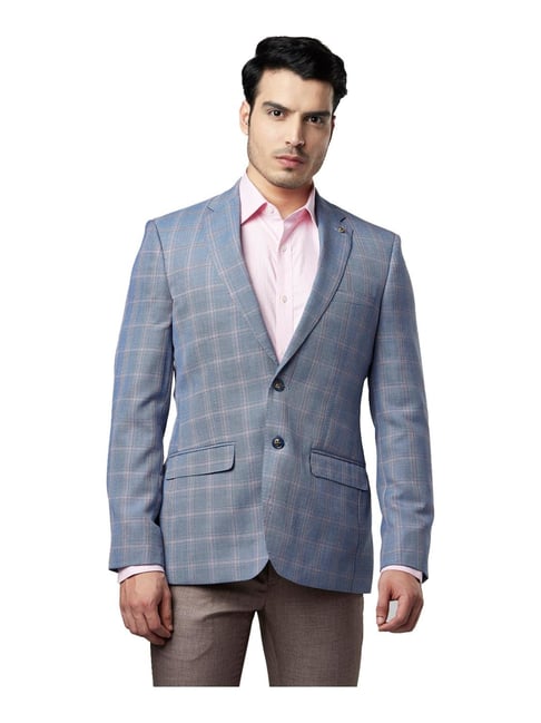 Buy Raymond Blue Regular Fit Wool Blazer for Men Online @ Tata CLiQ