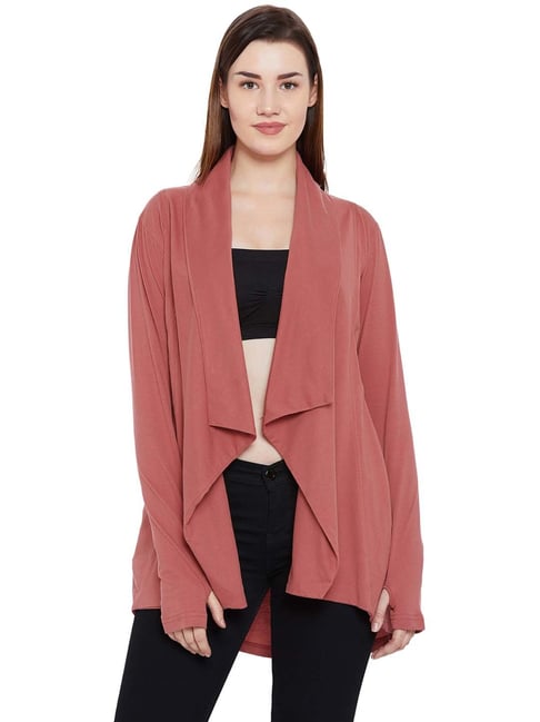 Hypernation Brown Cotton Shrug-picture-11