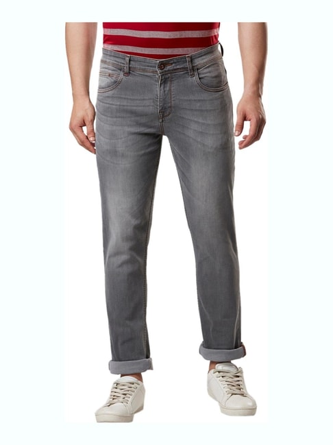 sikkerhed Menagerry vandring Buy Raymond Grey Slim Fit Jeans for Men Online @ Tata CLiQ