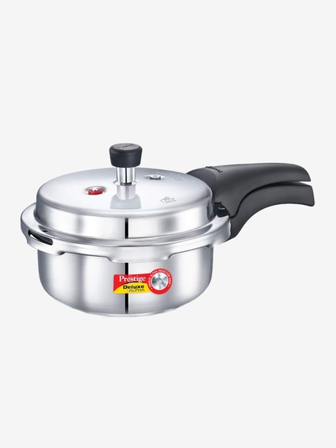 Prestige Deluxe Alpha 2L Pressure Cooker Silver
