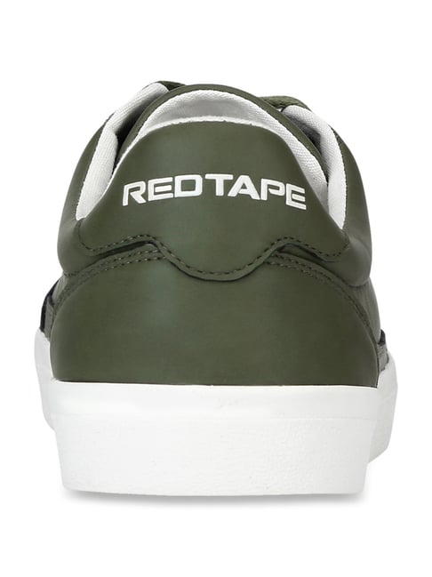 red tape olive casual sneakers