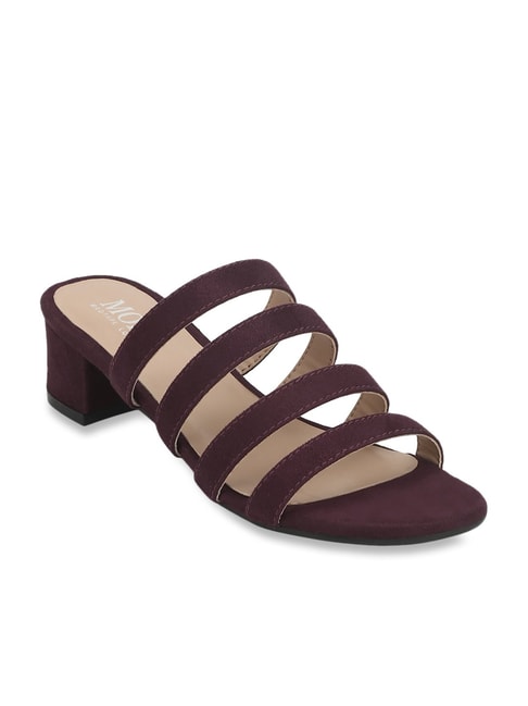 Red Tape Burgundy Casual Sandals 