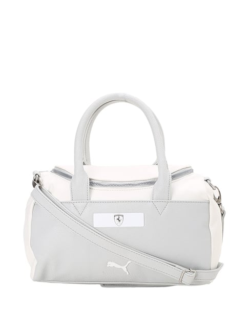 puma white handbag