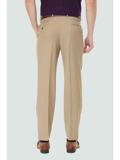 Buy Louis Philippe Black Slim Fit Pleated Trousers for Men's Online @ Tata  CLiQ