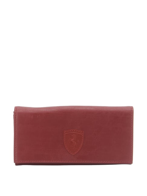 Puma Red Solid Wallet for Women