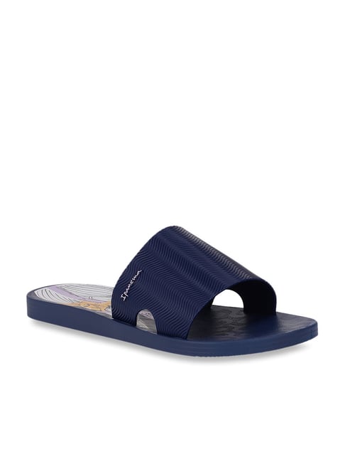 navy casual sandals