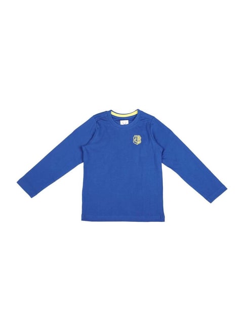 Allen Solly Junior Blue Cotton T-Shirt