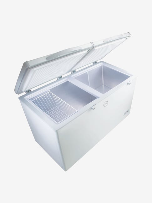 Buy Godrej 400l Double Door Horizontal Deep Freezer White Gchw 410r2 Dxb Online At Best Prices Tata Cliq