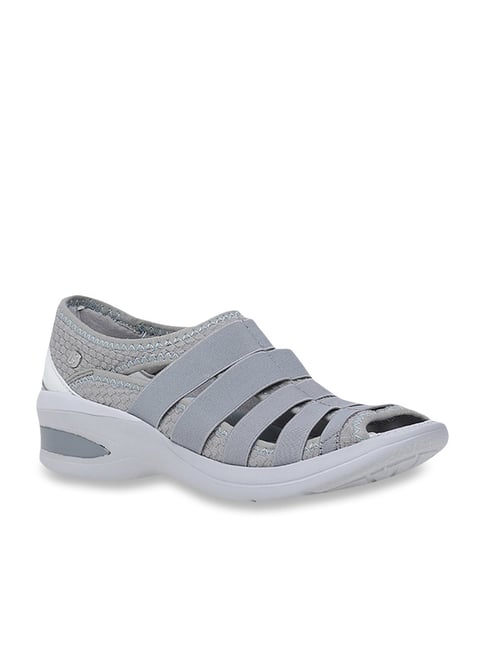 BZees Women's Relax Sporty Slip-On, Grey/Gold, 7.5 B(M) US : Amazon.in:  Shoes & Handbags