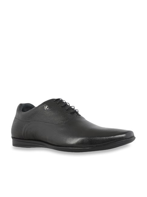 Buy Hush Puppies by Bata Black Oxford Shoes Online at Best Prices ...