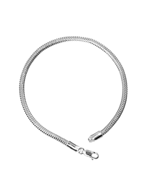 925 Starling Silver Mens Bracelet Bulk Rate 150/Gram Design-14 – Shaligrams