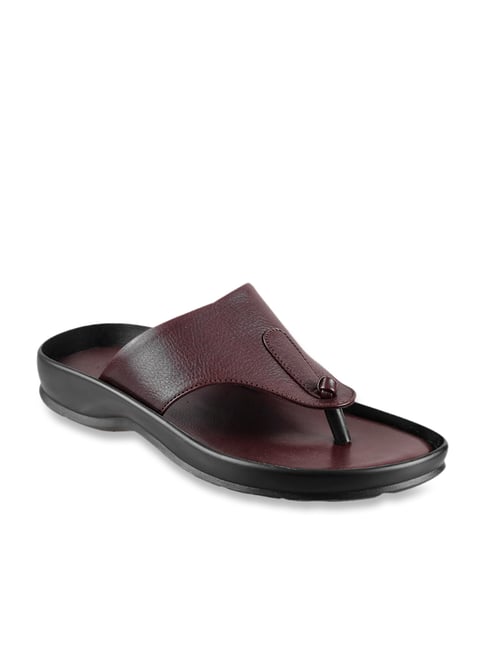 metro men's leather thong sandals