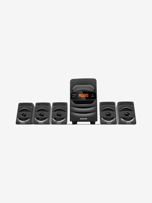 Philips SPA5128B/94 40W 5.1 CH Bluetooth Multimedia Speakers (Black)