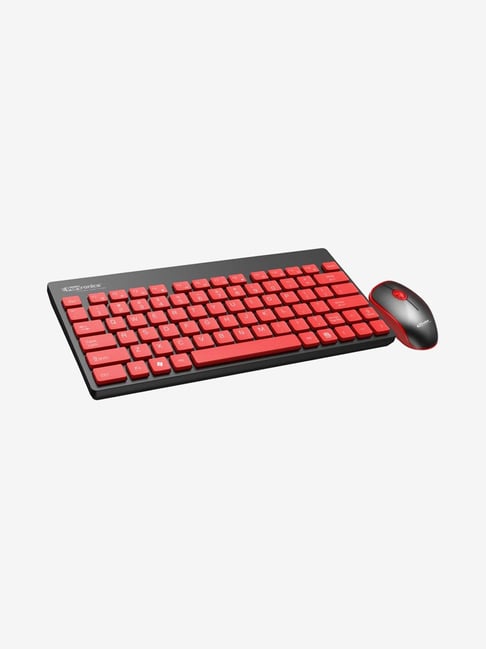 Portronics Key2 Combo Wireless Gaming Keyboard and Mouse Combo (Black and Red)