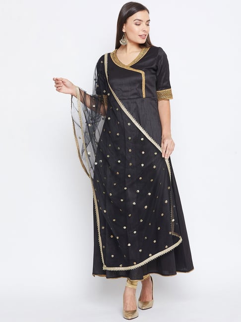 Buy Studio Rasa Black Embellished Dupatta for Women Online @ Tata CLiQ