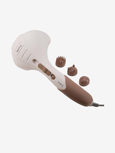 Lifelong LL36 Double Head Body Massager (Brown)