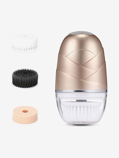 Lifelong LLM720 Rechargeable Face Cleaning Massager (Gold)