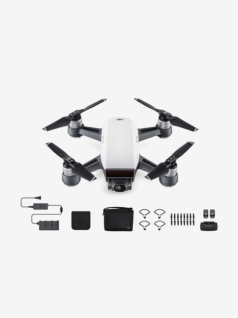 DJI Spark Fly More 12MP 1080p Drone Camera Combo (White)