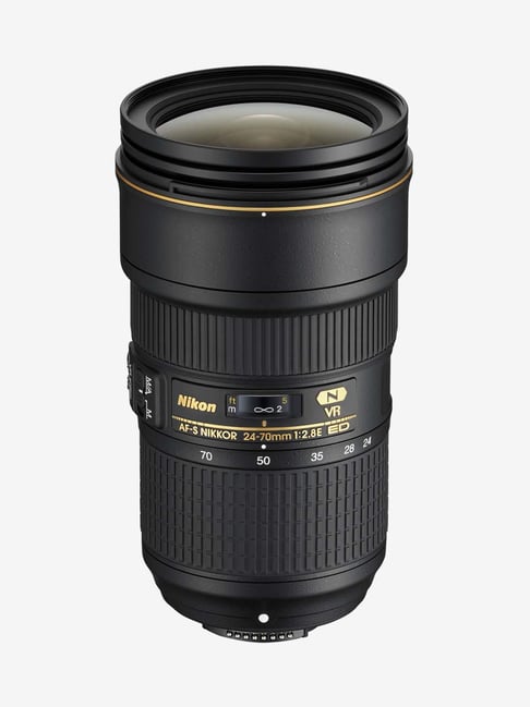 Nikon AF S NIKKOR 24 70mm F/2.8E ED VR Zoom Lens Black