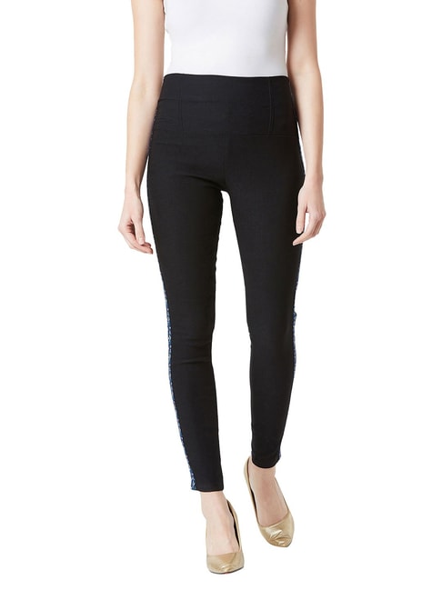 Buy online Black Denim Jeggings from Jeans & jeggings for Women by Focus  for ₹1485 at 0% off | 2024 Limeroad.com