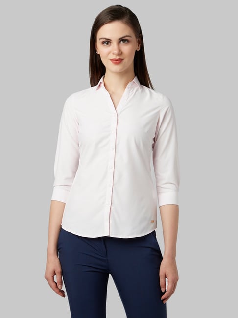 Buy Park Avenue Red Regular Fit Shirt for Women Online Tata CLiQ