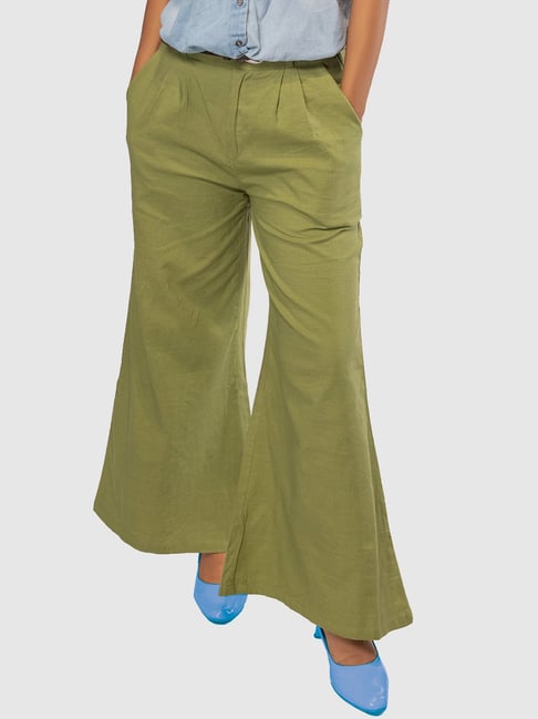 Emerson Green Flared Pant – FINESSE