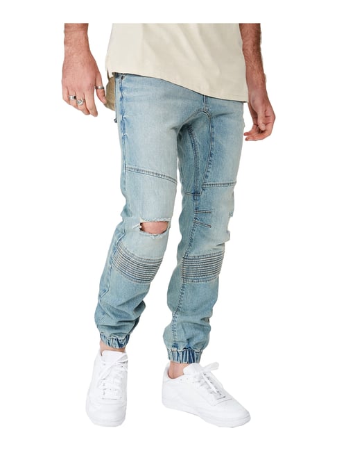 Slim Fitting Cotton On Slim Denim Jogger Cotton Blend Slim Fit