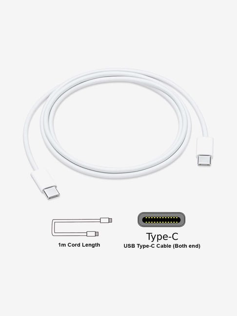 Buy Apple meter USB Charging Cable (MUF72ZM/A, White) Online At