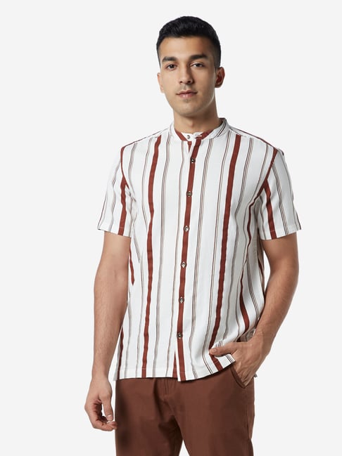 striped resort shirt