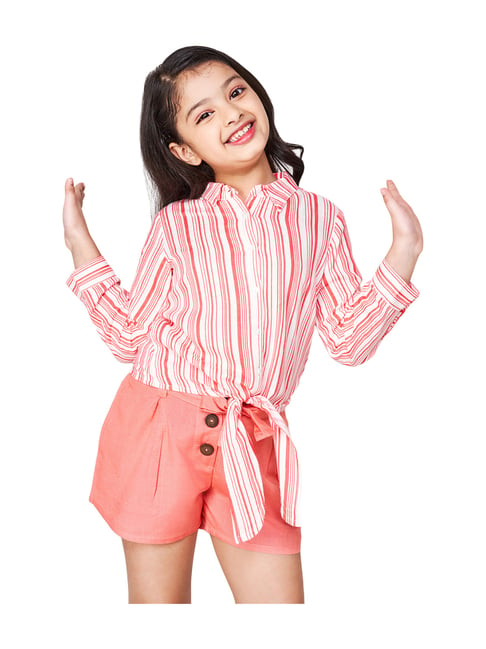 Girls coral clearance shirt