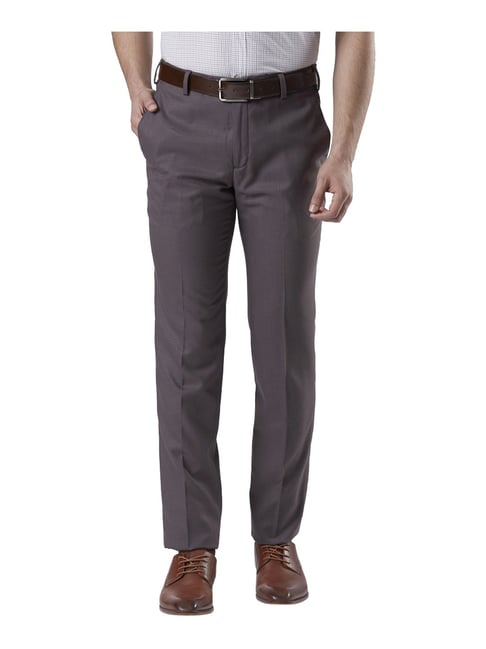 Buy Raymond Slim Fit Men Black Trousers Online at Best Prices in India