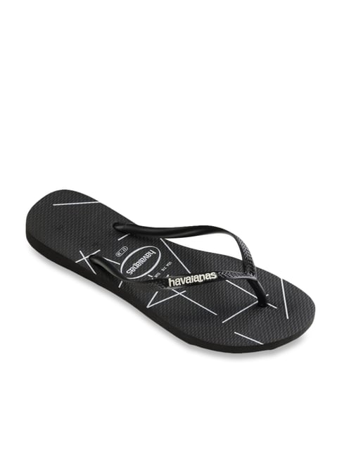 Buy Havaianas Slim Black Flip Flops for Women at Best Price Tata