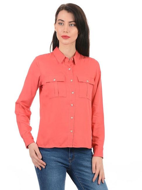Pepe Jeans Coral Regular Fit Shirt Price in India