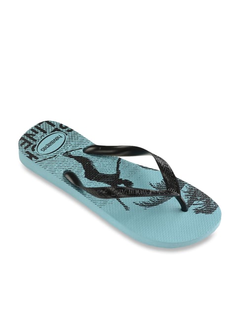 Buy Havaianas Top Athletic Black Blue Flip Flops for Men at Best