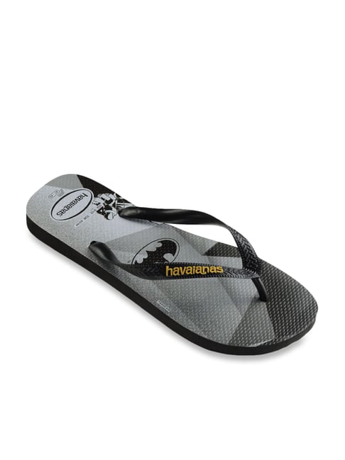 Buy Havaianas Licenses Herois DC Black Grey Flip Flops for Men