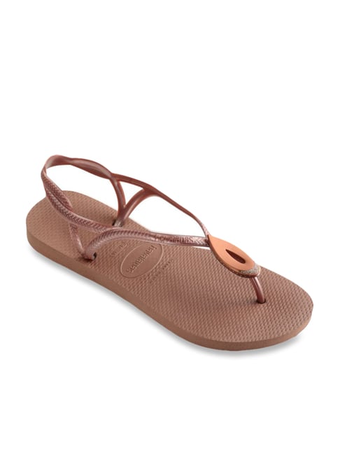 Buy Havaianas Luna Bronze Sling Back Sandals for Women at Best - Main Image