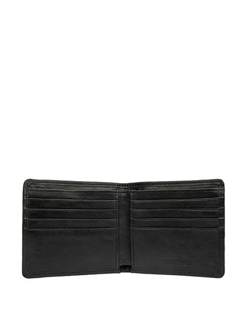 Buy Hidesign Black Formal Leather Rfid Bi-Fold Wallet for Men Online At ...