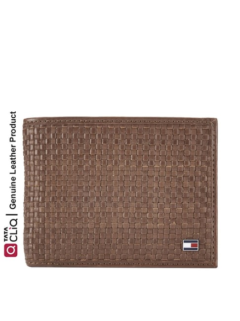 Tommy Hilfiger Waylon Tan Casual Leather Bi Fold Wallet for Men